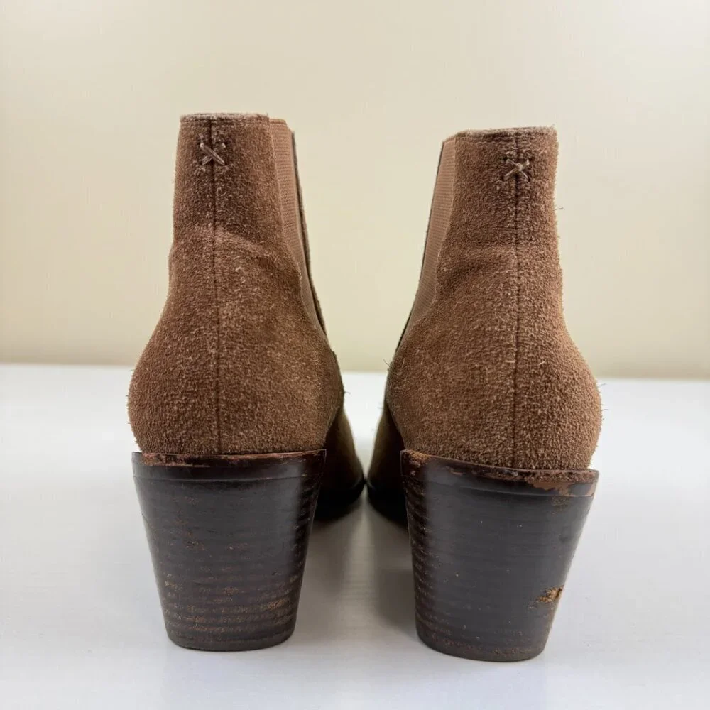 Rag & Bone Razor Pointed Toe Block Heel Chelsea Boots